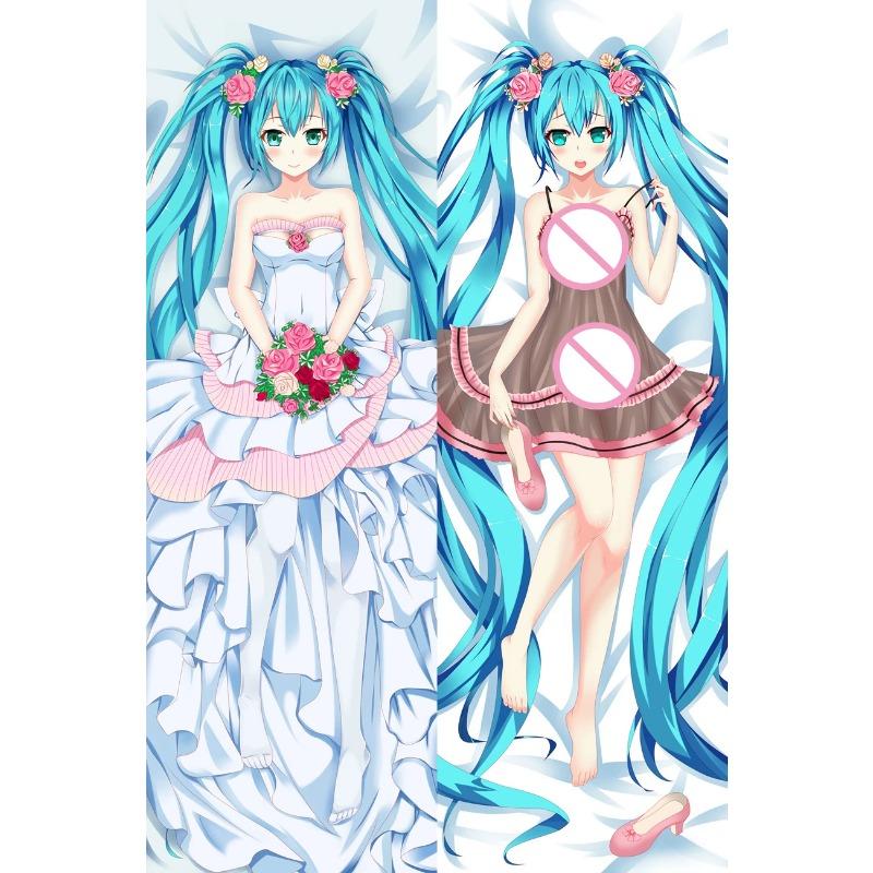 

60x180 см персонаж аниме косплей Vtuber Vocaloid наволочка Dakimakura Waifu обнимающее тело постельные принадлежности Декор наволочка 34x100cm Peach Skin чёрный
