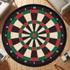 Dartboard Rug - Game Room Decor for Dart Players, Target Design Sports Mat, Unique Gift for Dart Lovers