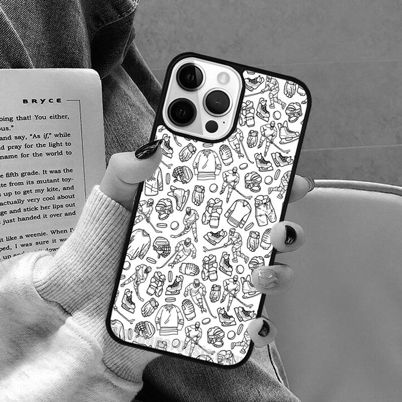 

Спортивный чехол для телефона с хоккеем для iPhone 17 Air 16 16e 15 Plus для Apple 13 11 12 14 Pro Max Чехол coque Оболочка iPhone 13
