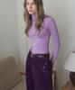 HAINT Hazel Straight-Cut Corduroy Pants 6Col_Purple