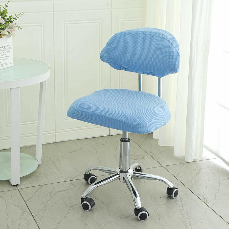

Spandex Chair Cover Lift Chair Cover Short Back Chair Slipcover Elastic Dust-Proof Hotel Banquet Bar Swivel Stool Cover