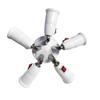 360 Grad verstellbarer 2/3/4/5 in 1 E27 Splitter Steckdosenadapter E27 Standard LED-Birnen verstellbar für Büroflur