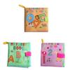 Wholesale Baby Cognitive Cloth Book Educational Early Learning Tear-resistant English Forest Ocean Animal Hand Book