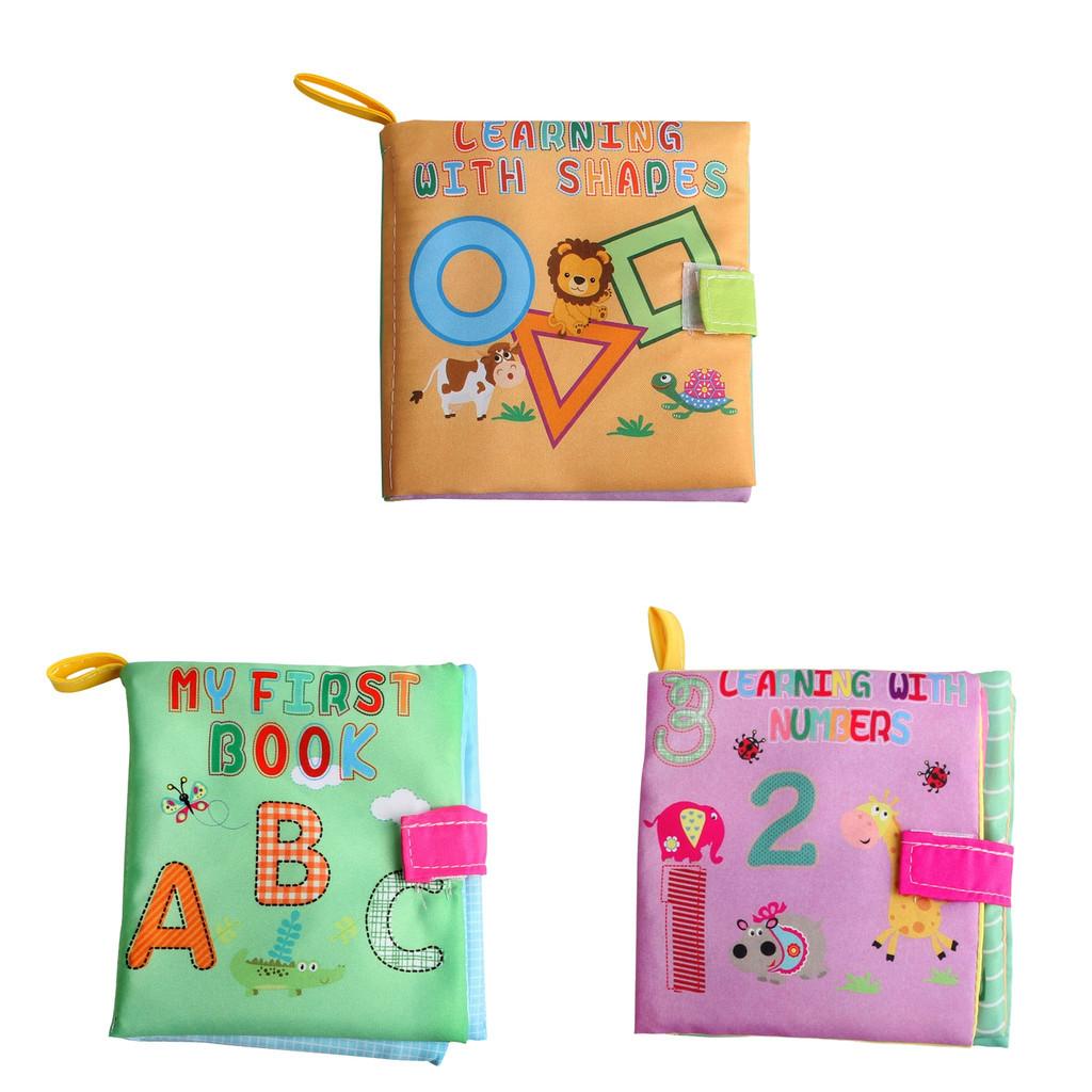 Wholesale Baby Cognitive Cloth Book Educational Early Learning Tear-resistant English Forest Ocean Animal Hand Book