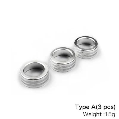 Air Conditioning Switch Knob Ring Cover for BMW E60 2005-2010 Dashboard Parts 05-10 Silver AC Knob