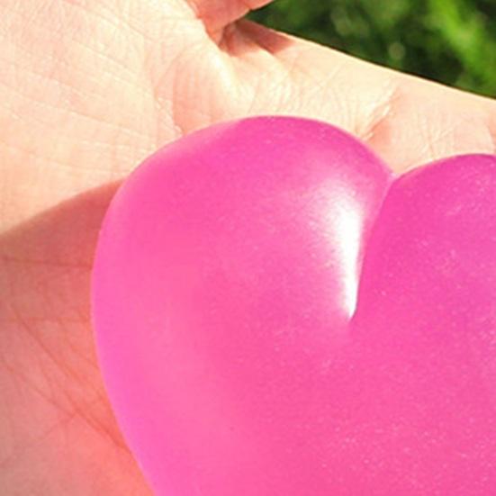 Red Love Heart Squeeze Toy Stress Relief Heart Shape Stress Ball Sensory Fidget Toy Decompression Tool Valentine's Day Gift Party Favors