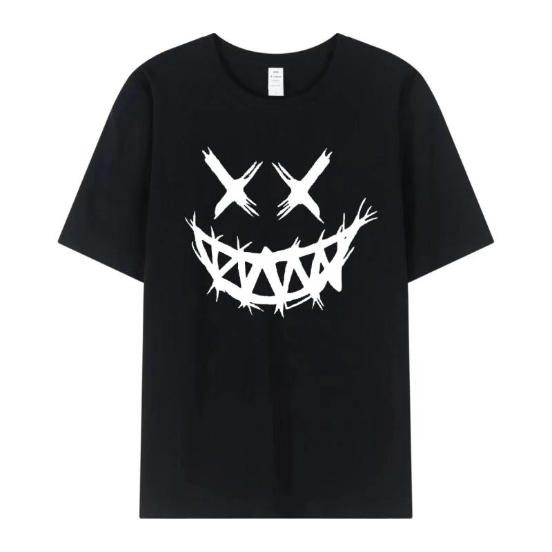 Cool Devil Print  Personalized Tshirt Comfortable and Fashionable Unisexs and Womens T Shirt Devil Pattern Design