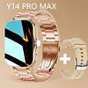 Y14 PRO MAX Orologio Intelligente da Donna Uomo Schermo a Colori Full Touch Chiamata Bluetooth Braccialetto Intelligente Impermeabile per la Vita Fitness Tracker Smartwatch