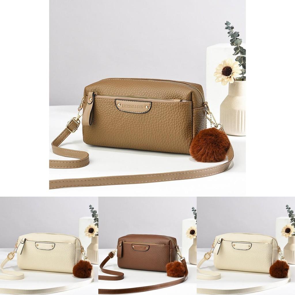 Stylish Coffee Pu Handbag Spacious Interior And Chic Design Ideal For Daily Outings