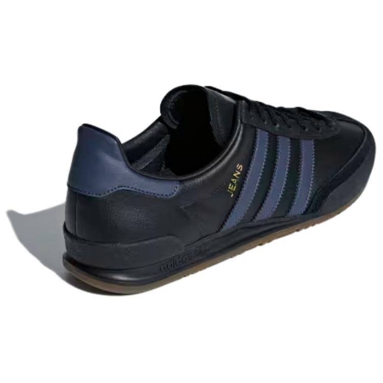Adidas Originals Jeans Shock Absorbing Durable Low-Top Skate Shoes Men Sneakers Black Blue B42228