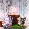 Nine-Tailed Fox Immortal Legend Figurine: Adorable Desktop Ornament & Birthday Gift for Girls.