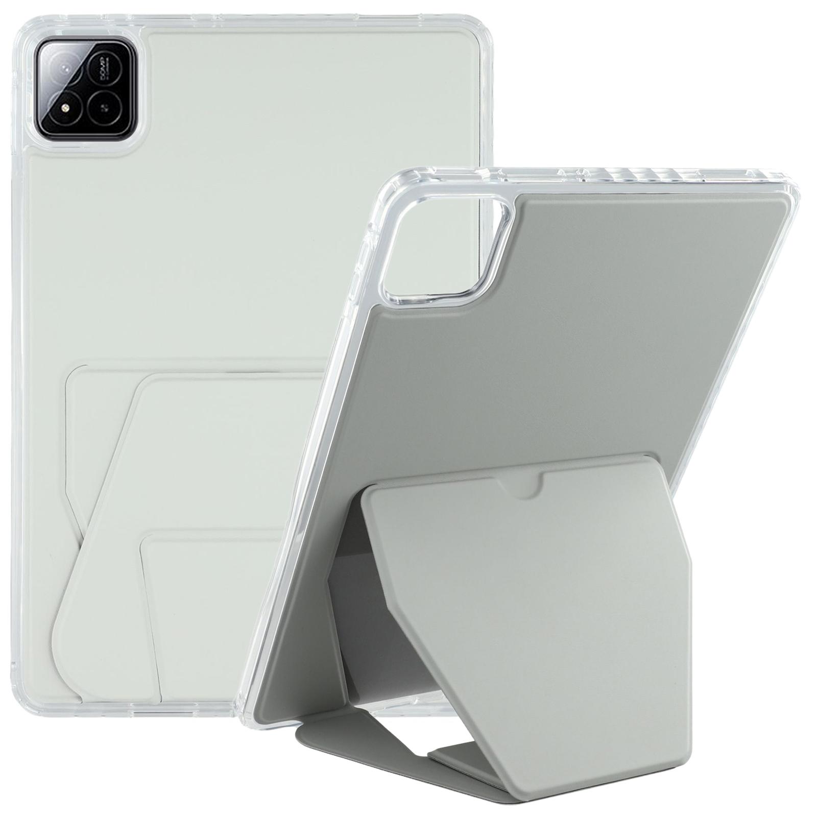 

Чехол для Xiaomi Pad 7/Pad 7 Pro из ТПУ и ПУ кожи с подставкой, чехол для планшета Grey