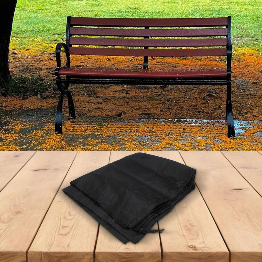 210D Oxford Fabric Garden Bench Covers Outdoor Furniture Cover Breathable Design