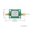 5M-6GHz RF module Power Amplifier Low Noise Broadband Signal Amplifier Receiver Module Gain 20dB VFH UHF SHF 5-6000mhz LNA