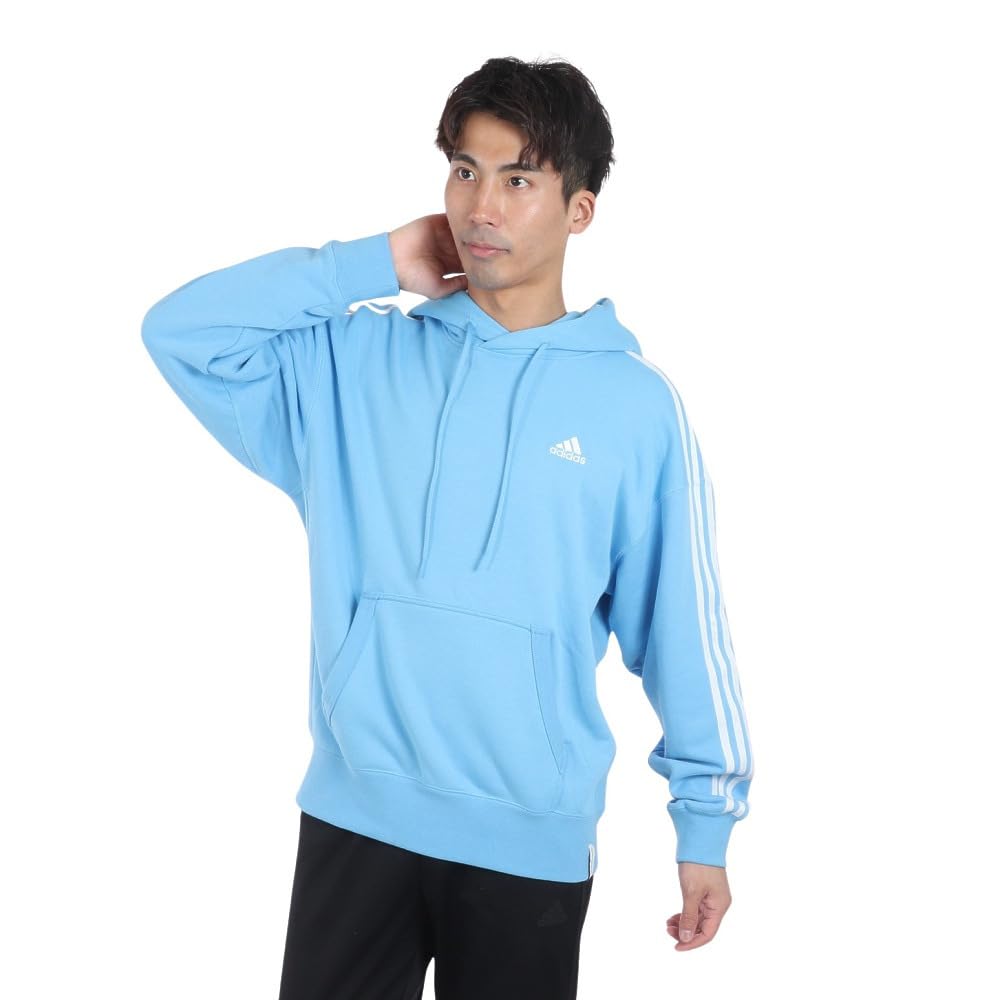 

Толстовка с капюшоном adidas M 3S полусиняя Burst L ESS+