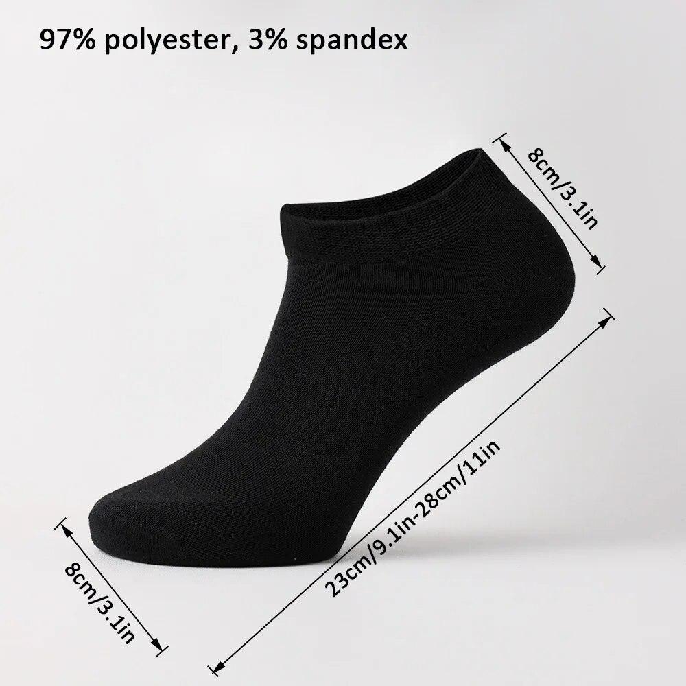 20 Paar einfarbige Bootssocken für Herren/Damen, bequem und atmungsaktiv, geruchs- und schweißresistent, niedrig geschnittene Söckchen
