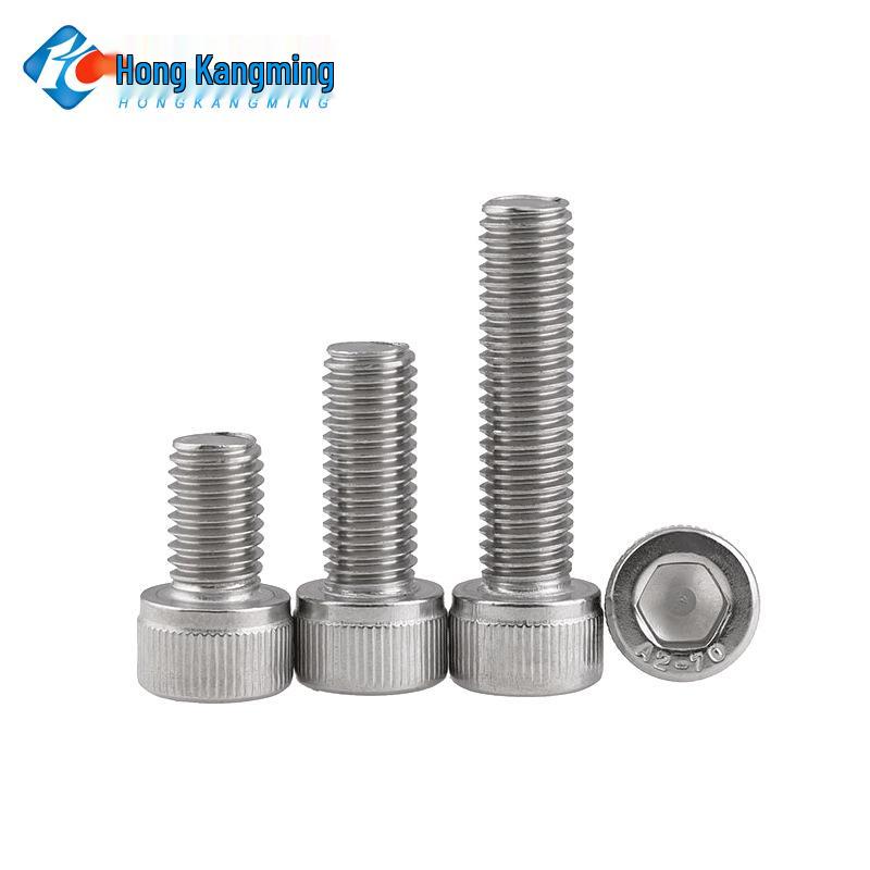 DIN912 Stainless Steel Hex Socket Head Cap Screws, Machine Thread Bolts, M1.4, M3-M6.