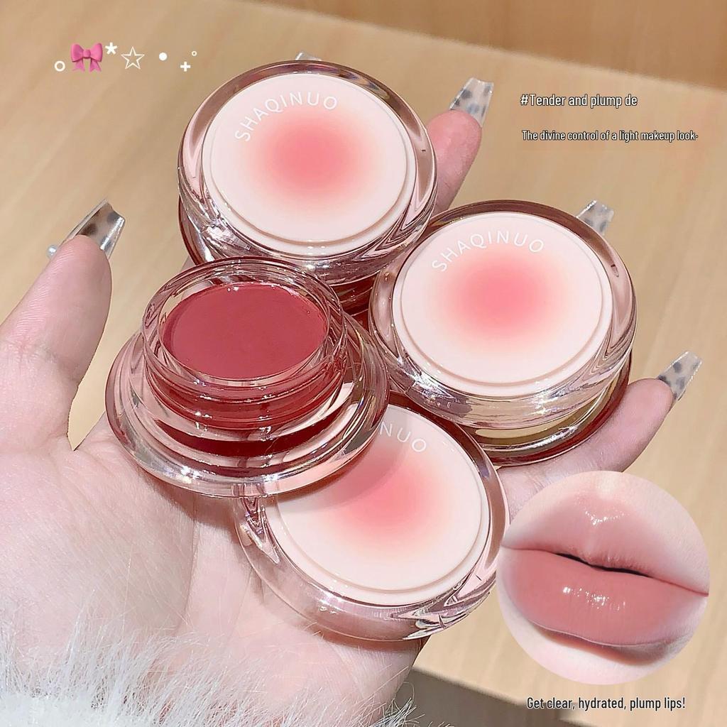 SHAQINUO Multi-use Moisturizing Brightening Cream: Lipstick, Eyeshadow, Blush - Low Saturation Whitening & Swelling Color Enhancer.