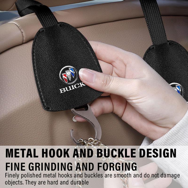 Auto Innenraum Organizer Haken Auto Rücksitz Haken Kopfstützen Kleiderbügel Für Buick Encore Regal Lacrosse Enclave Avenir Cascada GL8 Envision Anthem