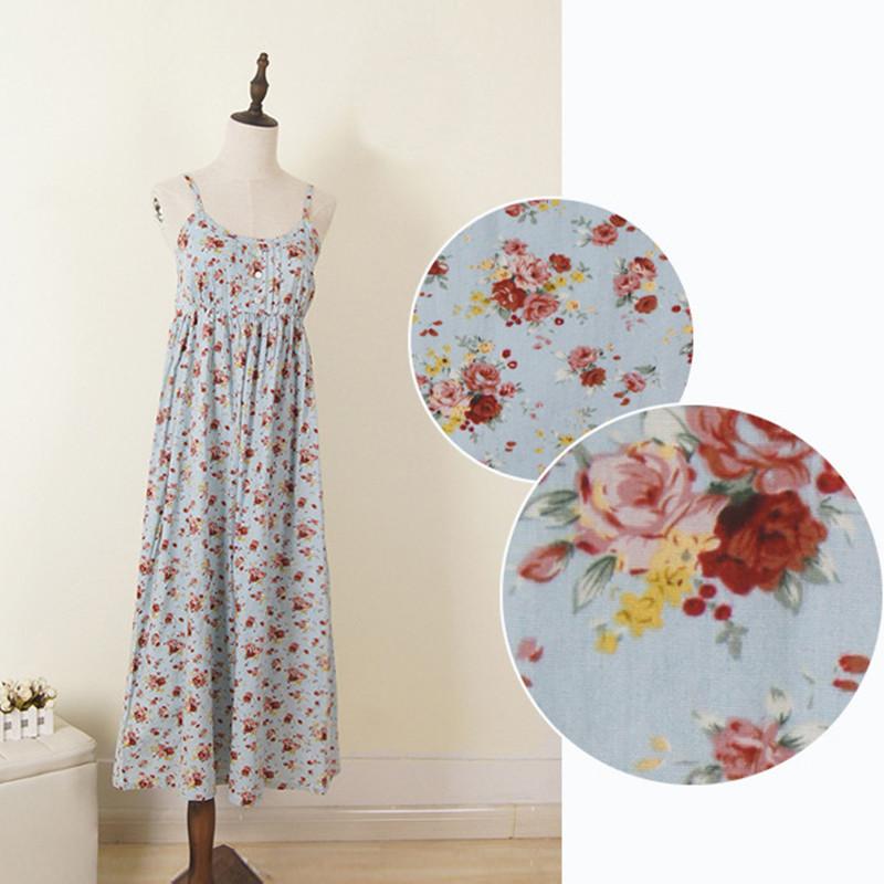 Johnature Summer Spaghetti Strap Sexy Loose Bohemia Beach Vacation Long Dresses Women High Waist Casual Dress