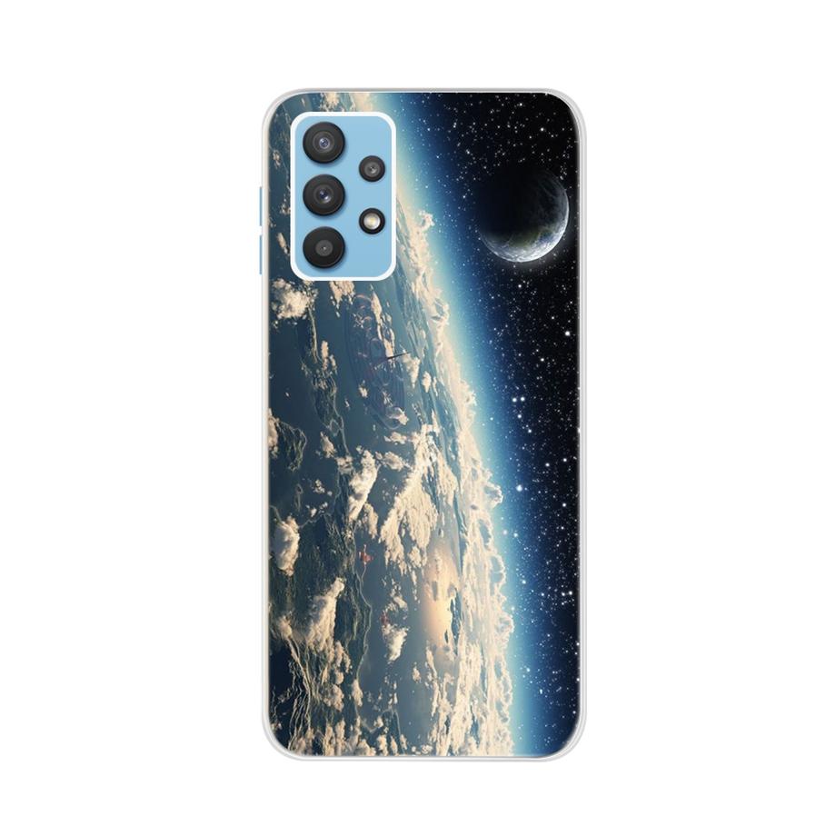 

Mobile Phone Case For Samsung Galaxy A32 Case Space Nebula Patterns Coque Cover ON Samsung A32 4G A 32 5G A325F A326B Back Cover Samsung A32 5G