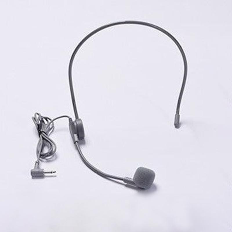 1 ks Přenosný náhlavní mikrofon s 3,5mm jackem, drátový náhlavní mikrofon pro průvodce, přednášky, řeči, výuku, schůzky