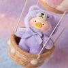 Lulu Maialino Orsacchiotto Mini Serie Sussurro Naturale Ciondolo Peluche Giocattolo Morbido Kawaii Cordino per Telefono Portachiavi di Peluche