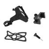 Helmet Chin Mount Lightweight Soft Silicone Helmet Strap Holder Accessories for Sports Cameras Mobile Phones