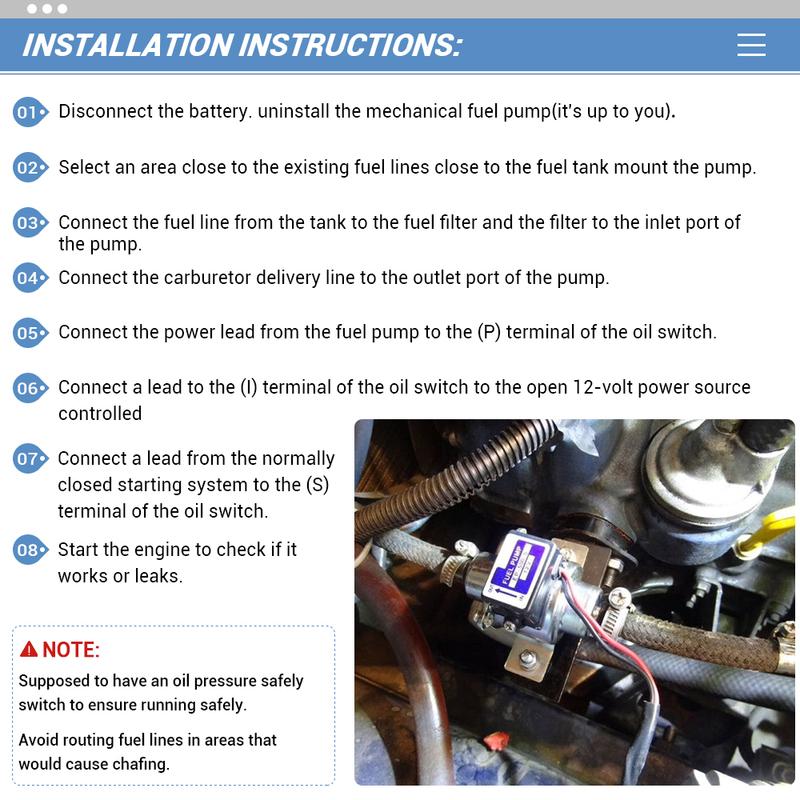 Top Quality Universal Diesel Petrol Gasoline 12V Electric Car Fuel Pump EP500-0 EP5000 EP-500-0 035000-0460 EP-500-0