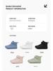 Habi Bear Winter Leather Ankle Boots for Kids, Plus Velvet Cotton, Cold-Proof Walking Shoes for Boys & Girls