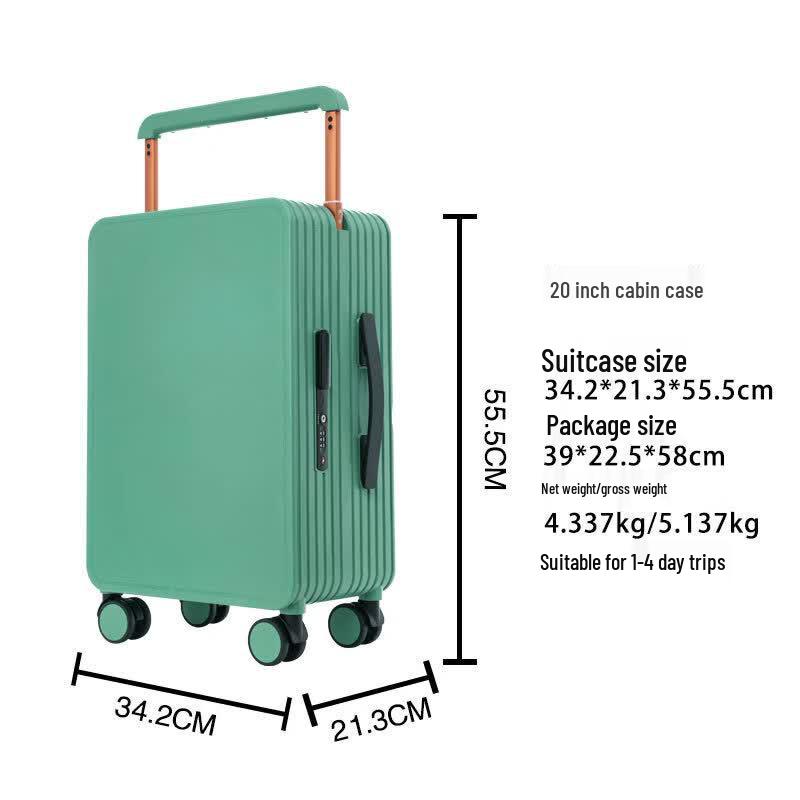 DCLOUD Wide Handle Carry-on Suitcase