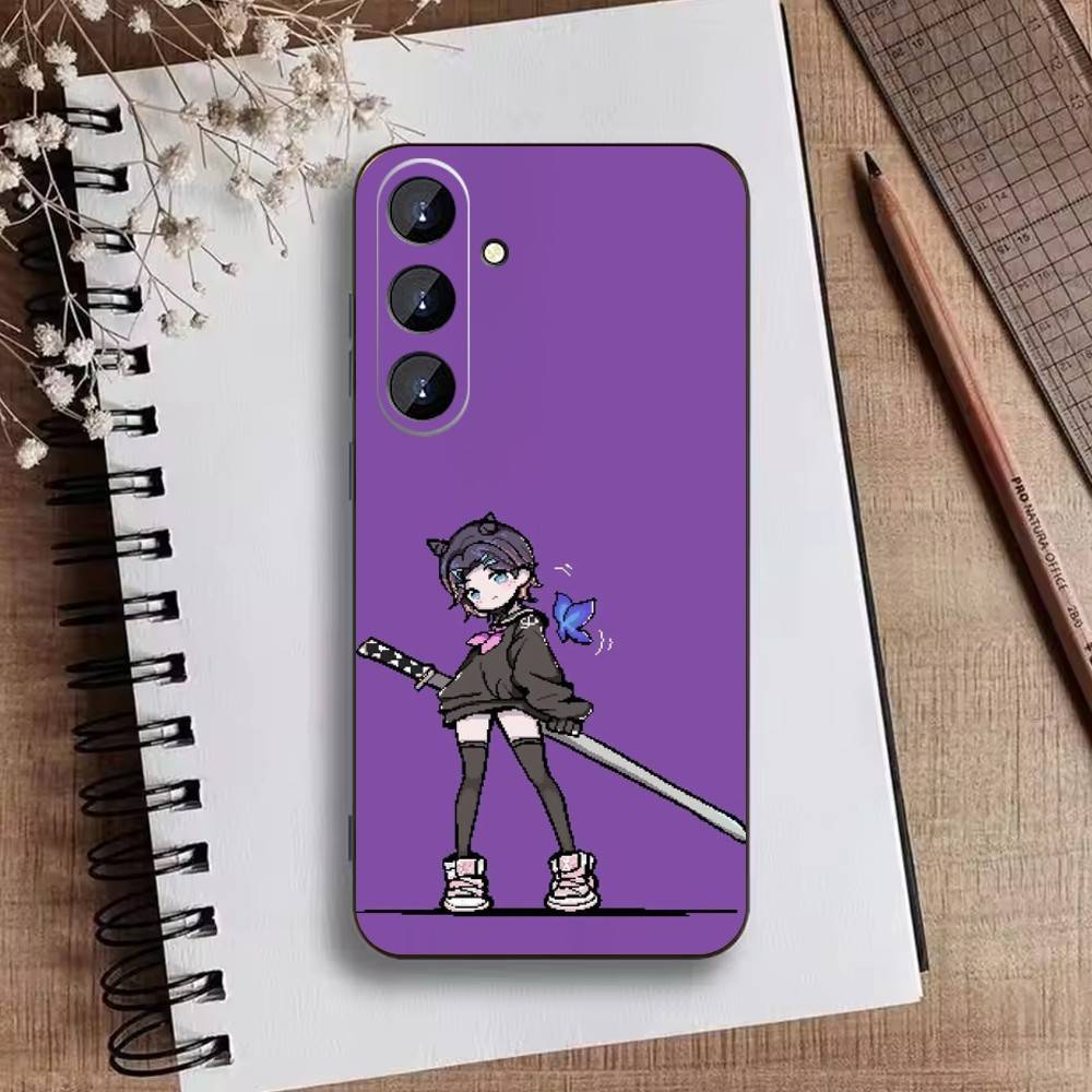 Cute Trendy Wuxia  Phone Case For Samsung Galaxy A73,21,22,32,71,53,52,51,80,5G Soft Black Cover