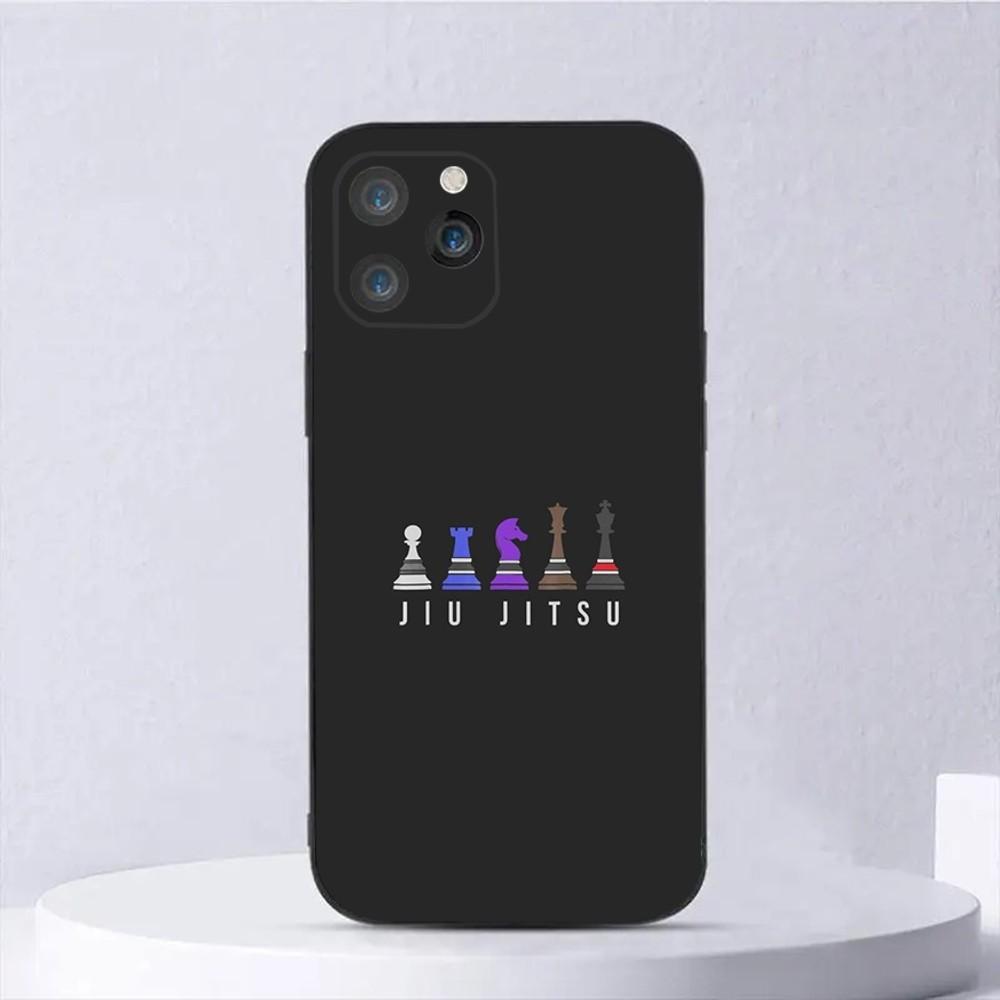 

BJJ Brazilian Jiu Jitsu OSS Phone Case For iPhone 15,14,13,12,11,Plus,Pro Max,XS,X,XR,SE,Mini,8,7 Soft Silicone Black Cover iPhone11
