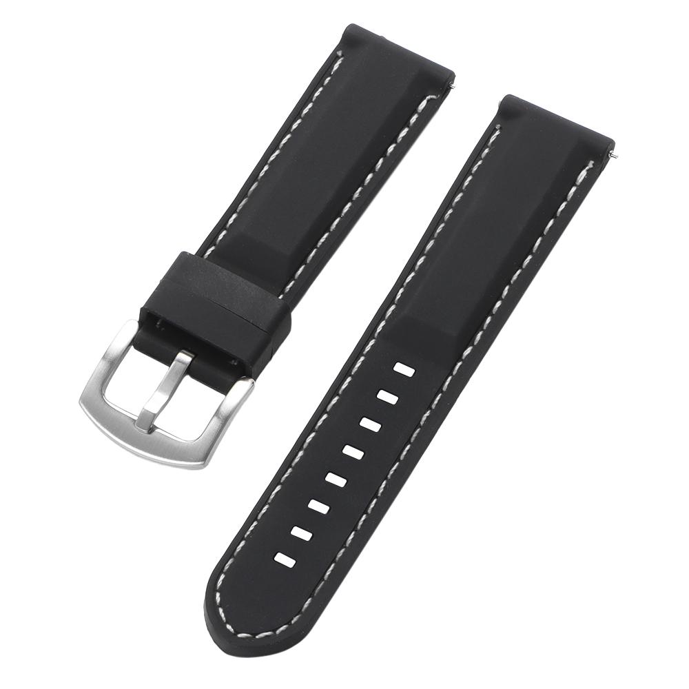 18mm 20mm 22mm 24mm Silicone Watch Band for Seiko Strap Rubber Bracelet Men Women Sport Replacement Watch Band for Omega Belt