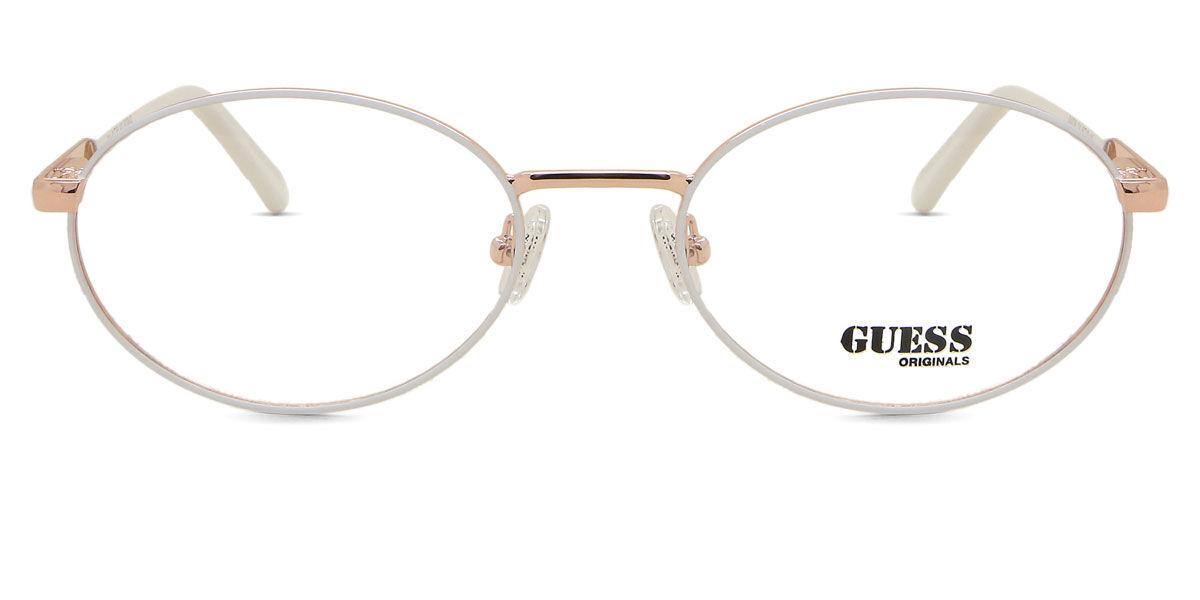 

Guess Gu8239 024 Unisex Eyeglasses White Gold/55-19-140