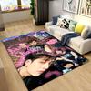 Kpop Singer Stray Kids Area Rug Large,Carpet Rug for Living Room Bedroom Sofa Doormat Decoration,  Kids Play Non-slip Floor Mat
