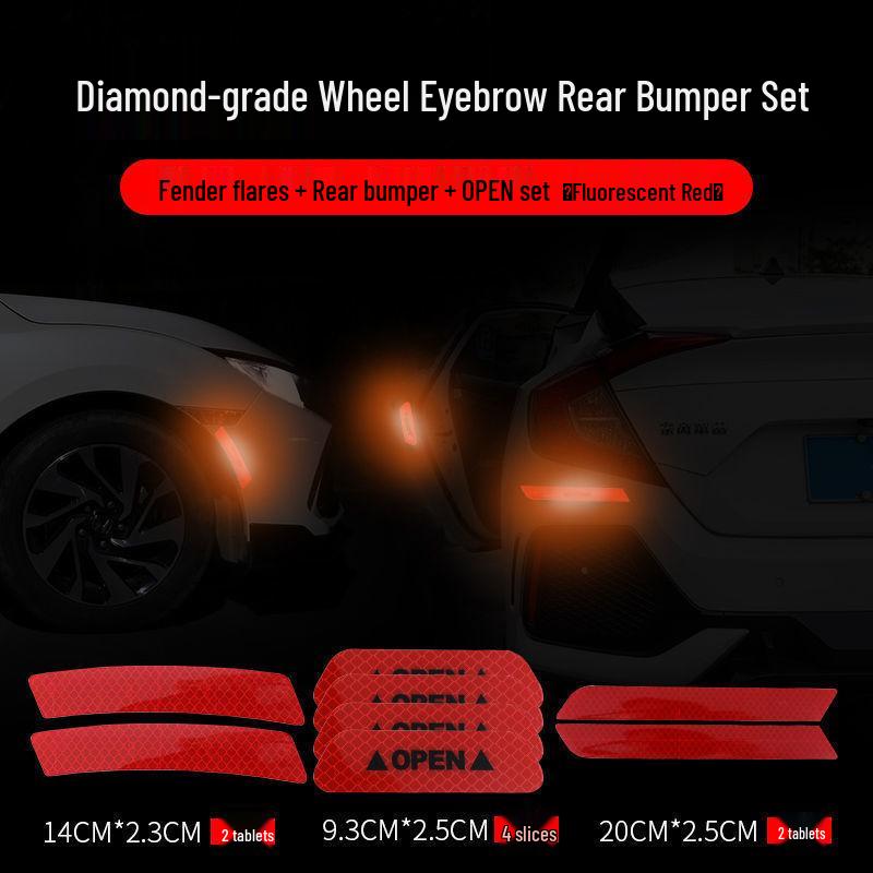 Reflective Car Door Warning & Decorative Strip