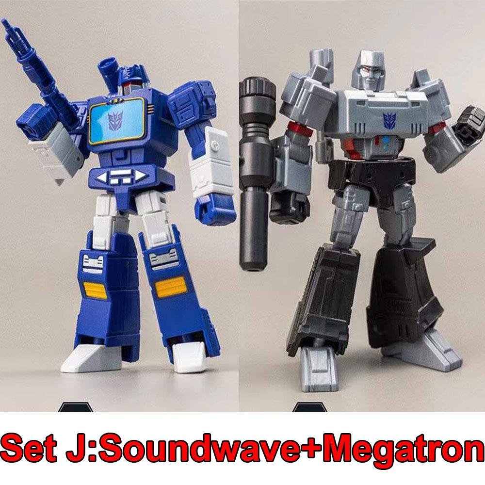 Figuras de Acción YOLOPARK G1 Licenciadas por Hasbro Serie Mini AMK Juguete Transformers Optimus Prime Megatron Bumblebee Soundwave