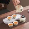Panda Ru Kiln Ceramic Tea Set