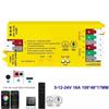For ESP32 LED Strip Controller USB C 5V/5A DC5 to 24V supports multiple protocols WS2811 WS2812 SK6812 OTA updates via QR code