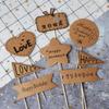 30-Piece Kraft Paper Cake Toppers: Happy Birthday Stars & Hearts