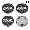 4PCS OD 58MM/60MM/63MM/65MM Cap For Rims SSR XXR Emblem Wheel Center Cap Sport Car Logo Wheel Cover Hub caps