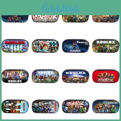 Colorful Roblox Pencil Case For Kids And Students With Multiple Compartments