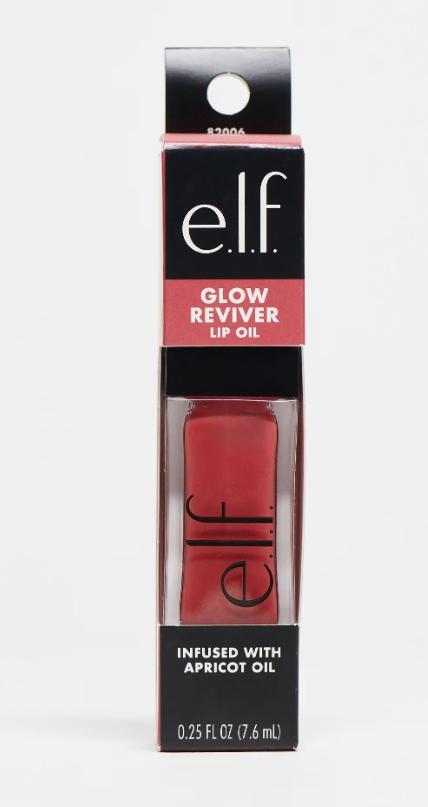 E..F. Glow Reviver Nourishing Lip Oil, Rose Envy 7.6