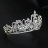 Round Crown Metal Crown Tiaras Wedding Tiaras Crown for Bridal Princess Parties