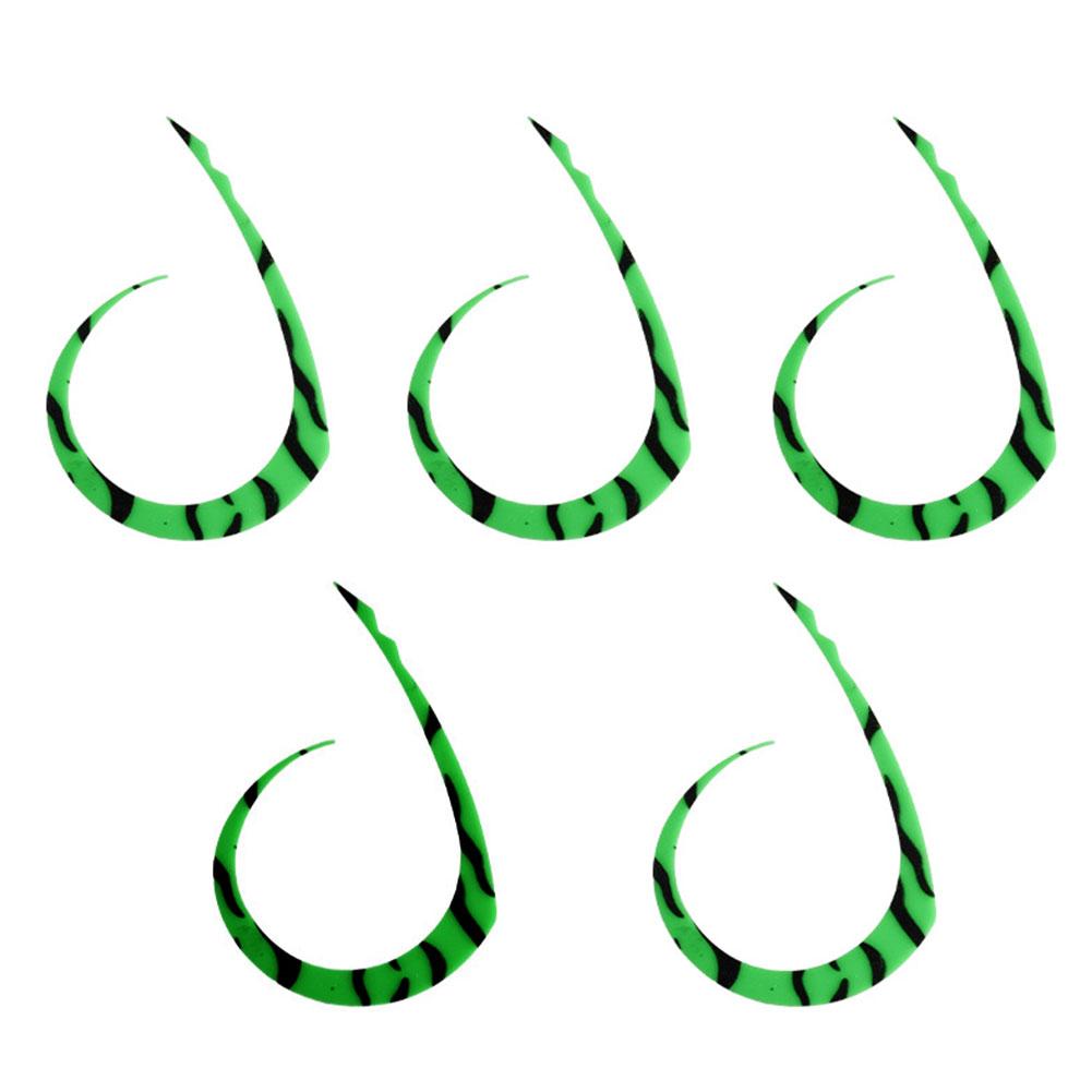 

5Pcs/bag Silicone Streamers Soft Spare Swing Tail Soft Tairaba SpareTie Inchiu Jig Lure Accessories
