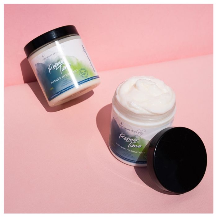 Masque capillaire - LES SECRETS DE LOLY - Repair Time - 250 ml - Cheveux bouclés - Nourrissant