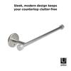 Umbra CAPPA Kitchen Paper W357 X D97 X Kitchen Holder, Nickel, H70mm, Wall-Mounted,