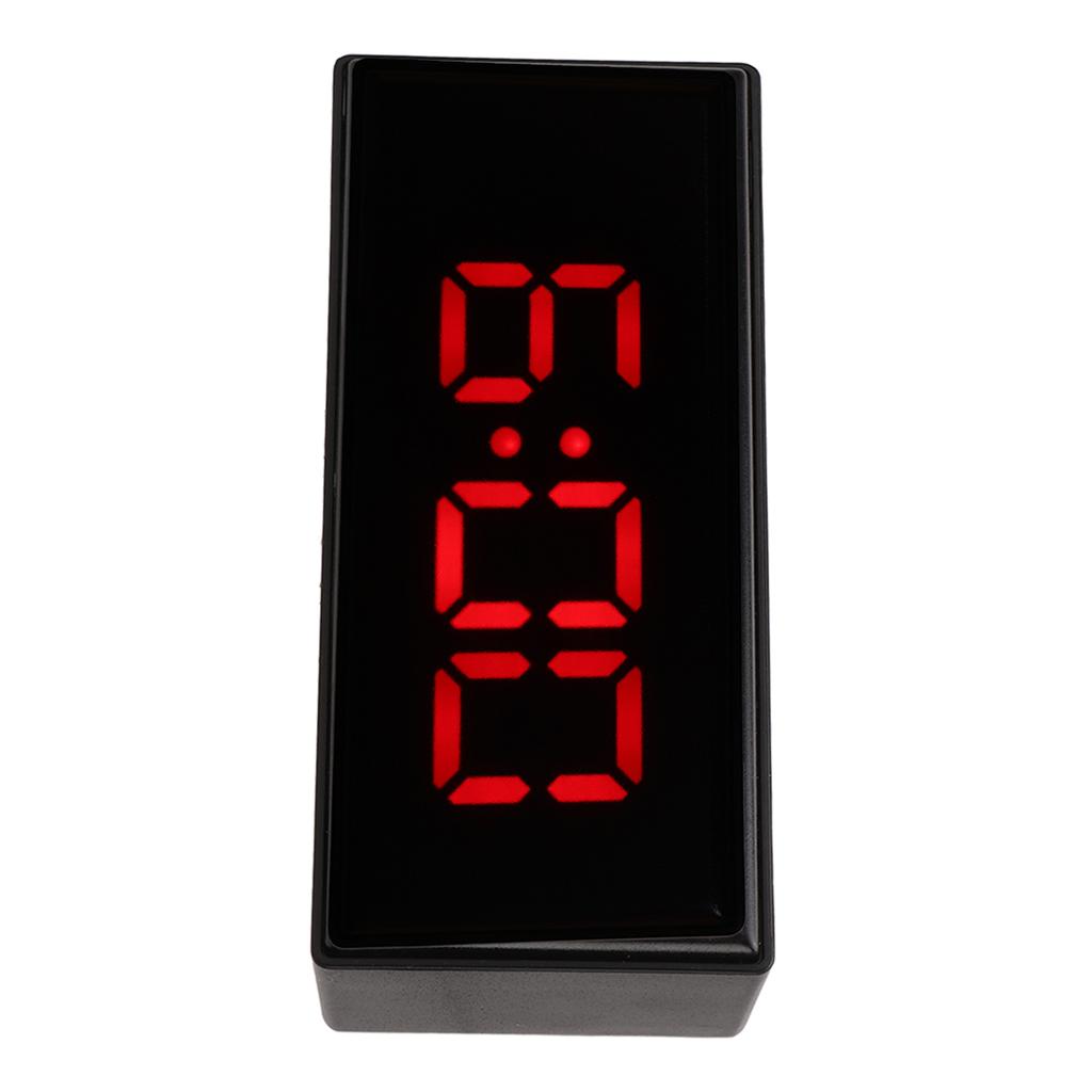 Mirrored Digital Alarm Clock Smart Light Sensing LED Display Digital Smart Clock with Two Display Mode Snooze Function