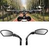 Bicycle Rearview Mirror 360 Degree Adjustable Bike Handlebar Rear View Mirror Cycling Accessories Bike Mirrors